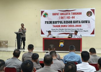 Kapolresta Gowa Pimpin RAT ke-44 PRIM Koppol, Dorong Tata Kelola Koperasi yang Transparan dan Akuntabel