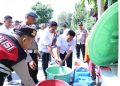 Polres Wajo Salurkan 6.000 Liter Air Bersih untuk Warga Terdampak Kemarau di Mattirotappareng