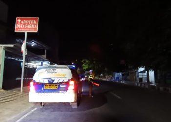 Gelar Patroli Blue Light,  Satlantas Polres Parepare Sasar Titik Rawan Balap Liar