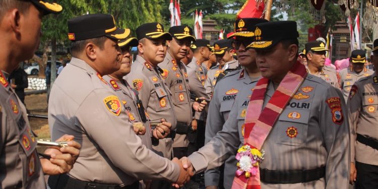 Kapolres Kepulauan Selayar Sambut Kapolda Sulsel Irjen Pol Dr. Awal Chairuddin di Mapolda