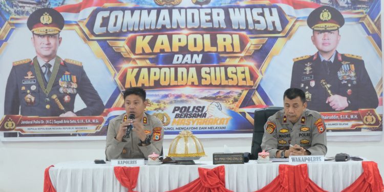 Kapolres Tana Toraja Paparkan Commander Wish Kapolri dan Kapolda Sulsel, Tegaskan Komitmen Polisi Bersama Masyarakat