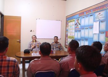 Kapolres Sidrap Tekankan Pentingnya Kepercayaan Publik Saat Kunjungan ke Mapolsek Maritengngae