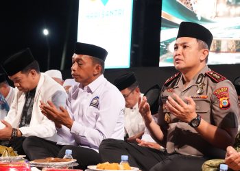 Hadiri Kemah Kerukunan dan Pentas Seni Hari Santri,  Kapolres Sidrap: Momentum Memperkuat Nilai Toleransi