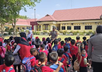 Polisi Sahabat Anak, Satlantas Polres Luwu Pandu PAUD Percontohan Study Tour