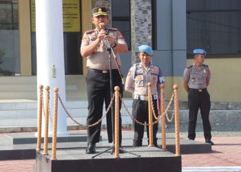 Kapolres Soppeng Tekankan Disiplin, Tanggung Jawab, dan Optimalisasi Pelayanan dalam Apel Pagi Personel
