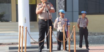 Kapolres Soppeng Tekankan Disiplin, Tanggung Jawab, dan Optimalisasi Pelayanan dalam Apel Pagi Personel