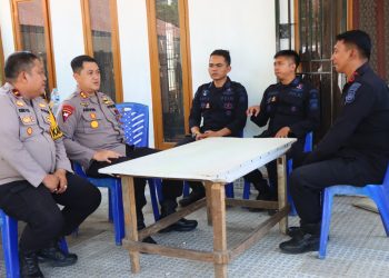 Kapolres Palopo Berikan Motivasi dan Dukungan ke Personel Brimob Yang Melaksanakan BKO di Mancani