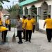 Polisi Peduli Kebersihan, Polres Bulukumba Gelar Jumat Bersih di Masjid Ibadul Makmur Taccorong