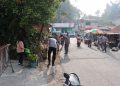 Peduli Kebersihan Lingkungan, Wakapolres Tana Toraja Pimpin Aksi Green Policing di Pasar Central Makale