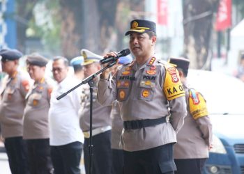 Kapolrestabes Makassar Pimpin Apel Kesiapan Pam Unras Hari Sumpah Pemuda