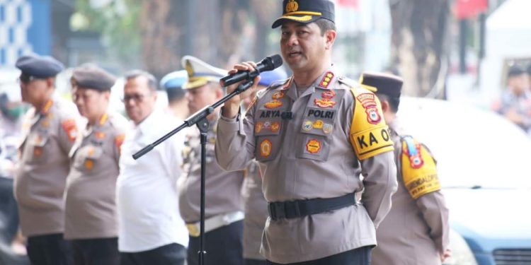 Kapolrestabes Makassar Pimpin Apel Kesiapan Pam Unras Hari Sumpah Pemuda