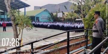 Apel Pagi SMPN 1, Kapolres Palopo Edukasi Bahaya Narkoba, Bullyng, Tawuran Dan Menerapkan Tertib Berlalu Lintas