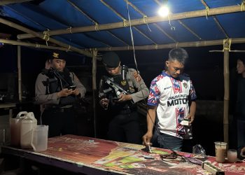 Operasi Cipta Kondisi, Polres Maros Bubarkan Pesta Miras dan Tertibkan Warung Remang-remang