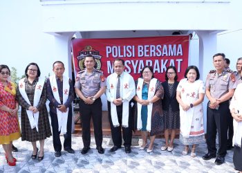 Kapolres Wajo Gelar Minggu Kasih di Gereja Toraja Jemaat Sengkang, Sampaikan Pesan Kamtibmas