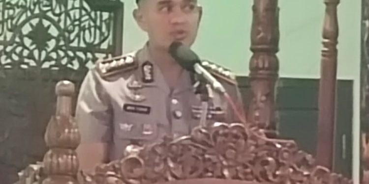 Subuh Keliling di Masjid Nurul Yaqien, Kapolresta Gowa Ajak Masyarakat Jaga Kamtibmas