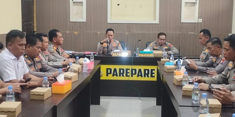 Tindak Lanjuti Commander Wish Kapolri dan Kapolda, Kapolres Parepare Pimpin Rapat Pembentukan Pokja