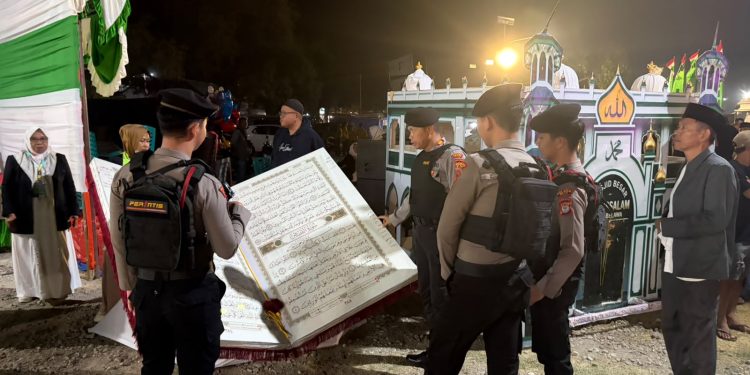 Sat Samapta Polres Wajo Amankan Pembukaan MTQ ke-36, Pastikan Situasi Tetap Kondusif